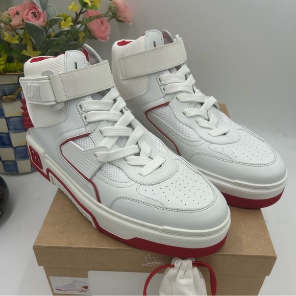 Christian Louboutin Other - Men’s Christian louboutin, Astroloubi leather sneakers, size 43 Made in Italy